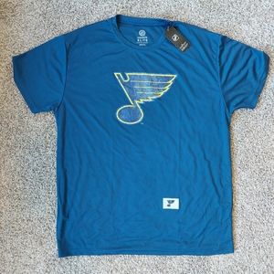 St Louis Blues NHL Ice Hockey Wicking Sport Shirt